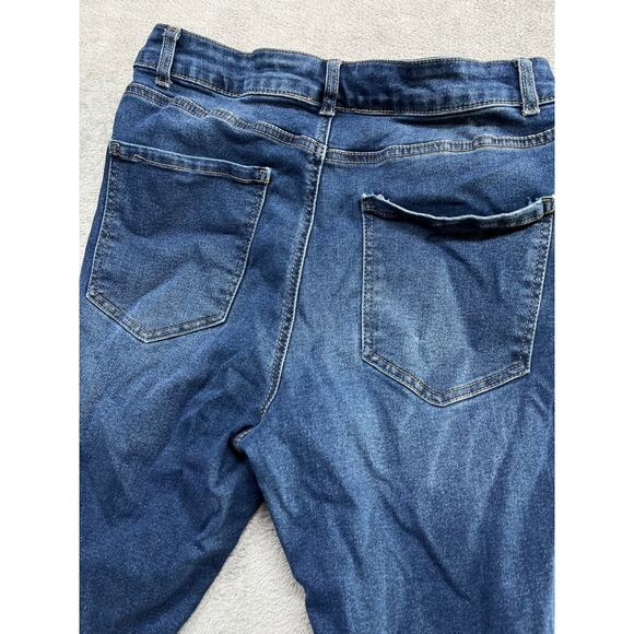 Refuge Denim Miami‎ Jeans Womens Size 11 Blue Distressed - Picture 7 of 7